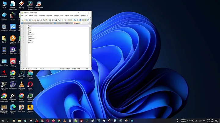 How To Sort Lines Or Names Alphabetically In Notepad ++