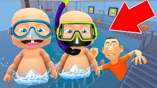 FLOODING DADDY'S HOUSE 100 TIMES! (Who's Your Daddy?)