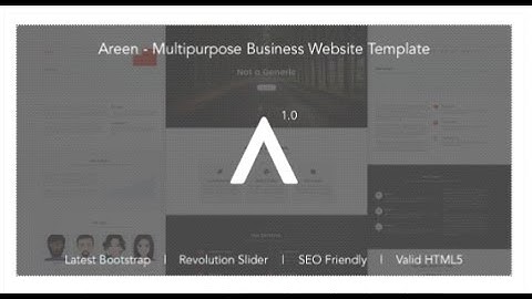 Areen - Multipurpose Business Website Template | Themeforest Review and Download