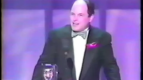 Jason Alexander & Jerry Seinfeld accept awards (Am...