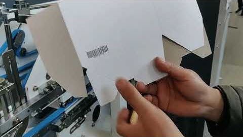 GS-1100 Barcode reader camera type with stripping structure folder gluer