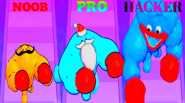 NOOB vs PRO vs HACKER In Punchy Race Android ios game Funny video APK MOD BAST GAME /New Game Mama
