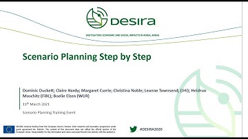 Scenario Planning step by step