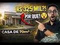 Essa casa de 70m² ficou em R$ 325 mil?! Entenda o porquê (orçamento real)