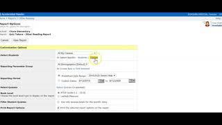 How to access AR reports for Article Quizzes