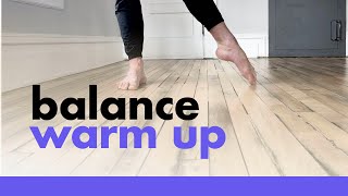 10 minute Barre Warm-up, Stretch + Balance Routine | Follow Along Workout | Strong Feet, Hips + Core