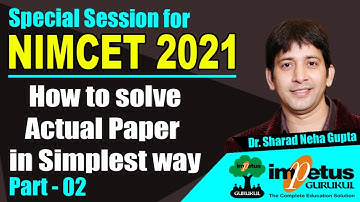 NIMCET 2021 | How to solve Actual in simplest way | NIMCET 2019 Paper solution Part - 02