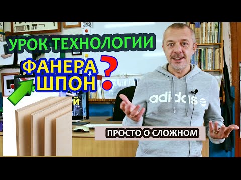 Дистанционный урок по Технологии. Листовые древесные материалы. Шпон и фанера.