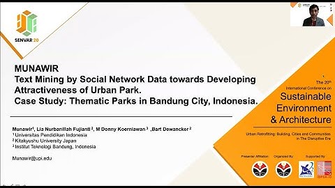 Text Mining Text Mining by Social Network Data towards Developing Attractiveness of Urban Park