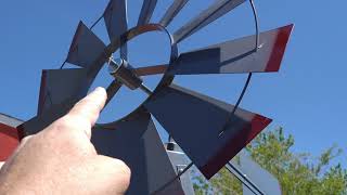 How to assemble Amazon/Ebay 8 foot decorative windmill