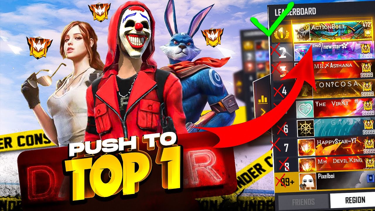 Push To Top 1 Grandmaster Br Rank S-28 - Free Fire live - Garena Free ...