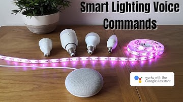 Smart Lighting - Google Voice Commands