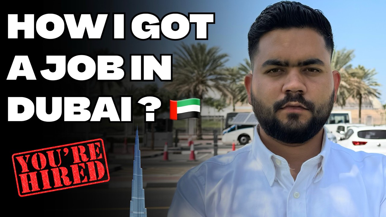 How I Got a Job in Dubai | My Struggle