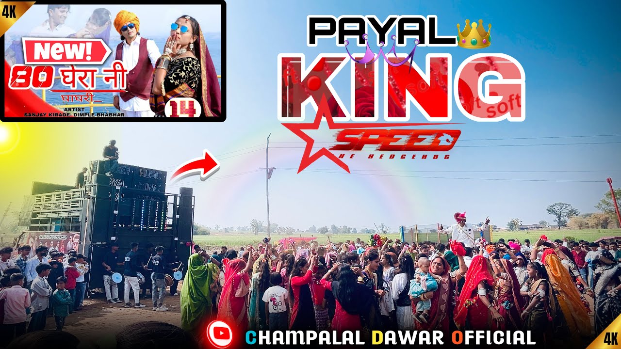 80 घेरा ने घाघरी ||आदिवासी गाना 🎵 PAYAL KINGS BAND 🔛🫶🏼🚀