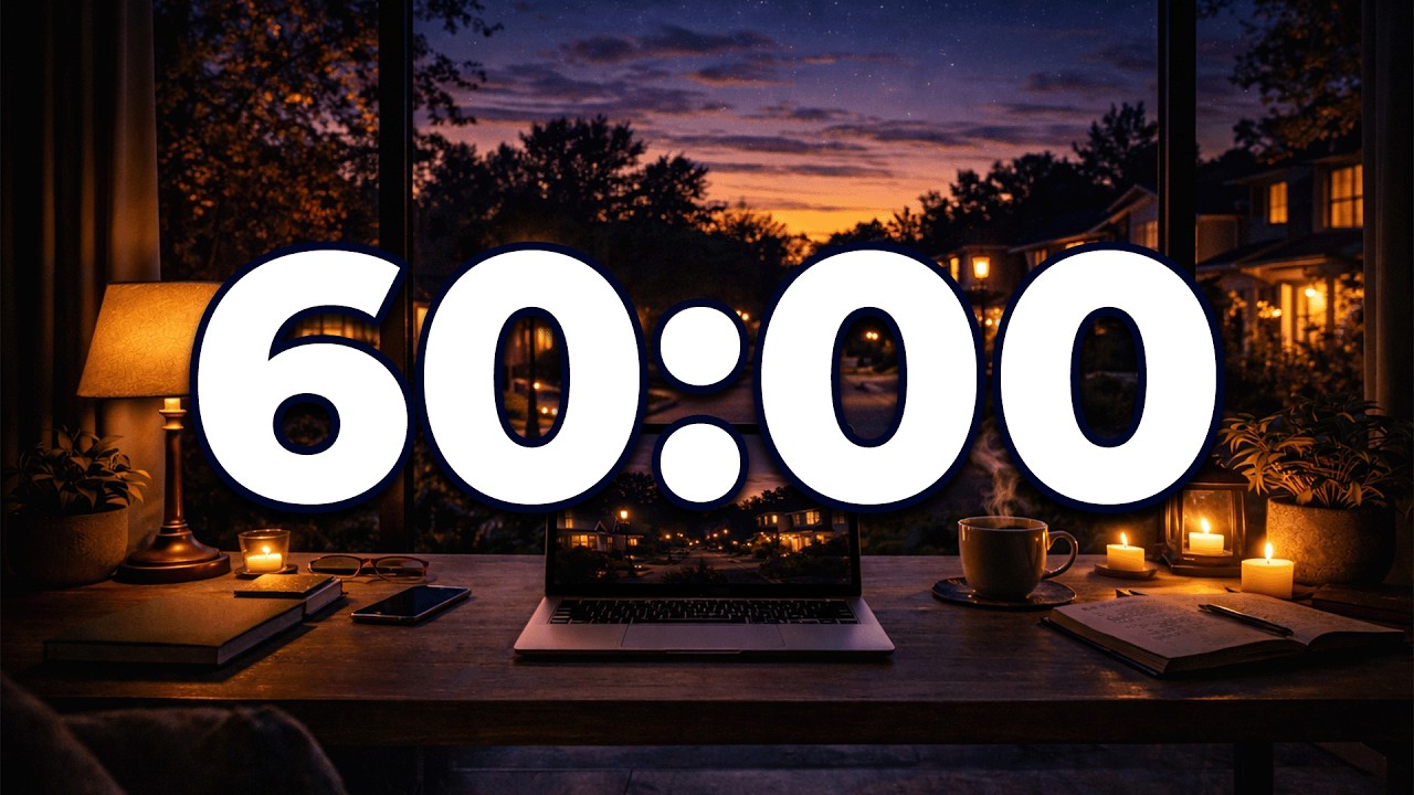 60 Minute Computer Timer – Dark Classroom