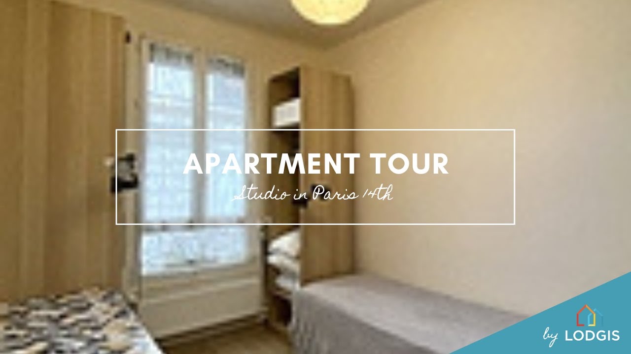 Apartment Tour // Furnished 13m2 in Paris – Ref : 11423560 - YouTube