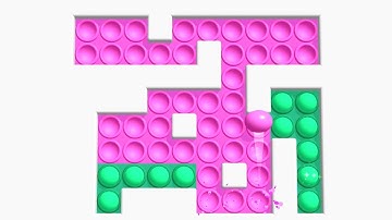 Pop It Maze - All Levels Gameplay Android, iOS