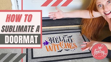 Hoe je een deurmat sublimeert 🙌