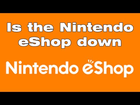 Is the Nintendo eshop down, unable to communicate with the server Switch