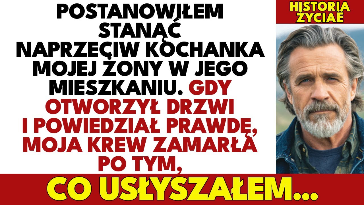 Stanąłem twarzą w twarz z kochankiem żony… a jego słowa mnie zmroziły