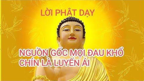 Lời Phật dạy: nguồn gốc mọi đau khổ chính là luyến ái 