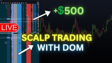 Live ES Scalps | +$500 Reading the DOM Like a Pro