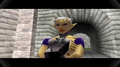 OoT -- Castle Courtyard Unused Cutscene (Setup 06 - Meeting Impa II)