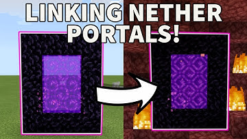 HOW TO LINK NETHER PORTALS! Minecraft Java + Bedrock (MCPE/Xbox/PS/Switch/Windows10)
