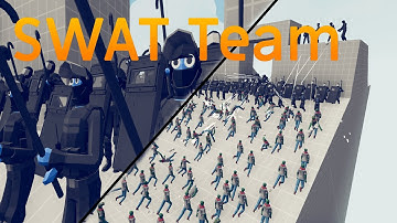 SWAT Team vs Zombie Hordes -  Totally Accurate Battle Simulator