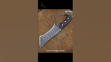 Tracker Knife Full Tang - 12 Inches Handmade Knife with Sheath - G10 Red & Black Micarta Handle