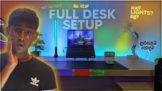 අලුත්ම රහසිගත STUDIO එක | Best Desk Setup | For Gaming Editing & YT ලක්ෂ ගානක බඩු