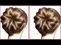 5 मिनट में घर पर ही बनाये wedding Bun शादी पार्टी के लिए जुड़ा | Beautiful Bun Hairstyle