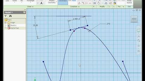 Autodesk Inventor 2010  Spline