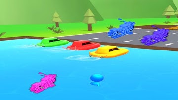 Shape Shifting game - Disco run All levels Gameplay walkthrough Android, iOS - kids cartoon