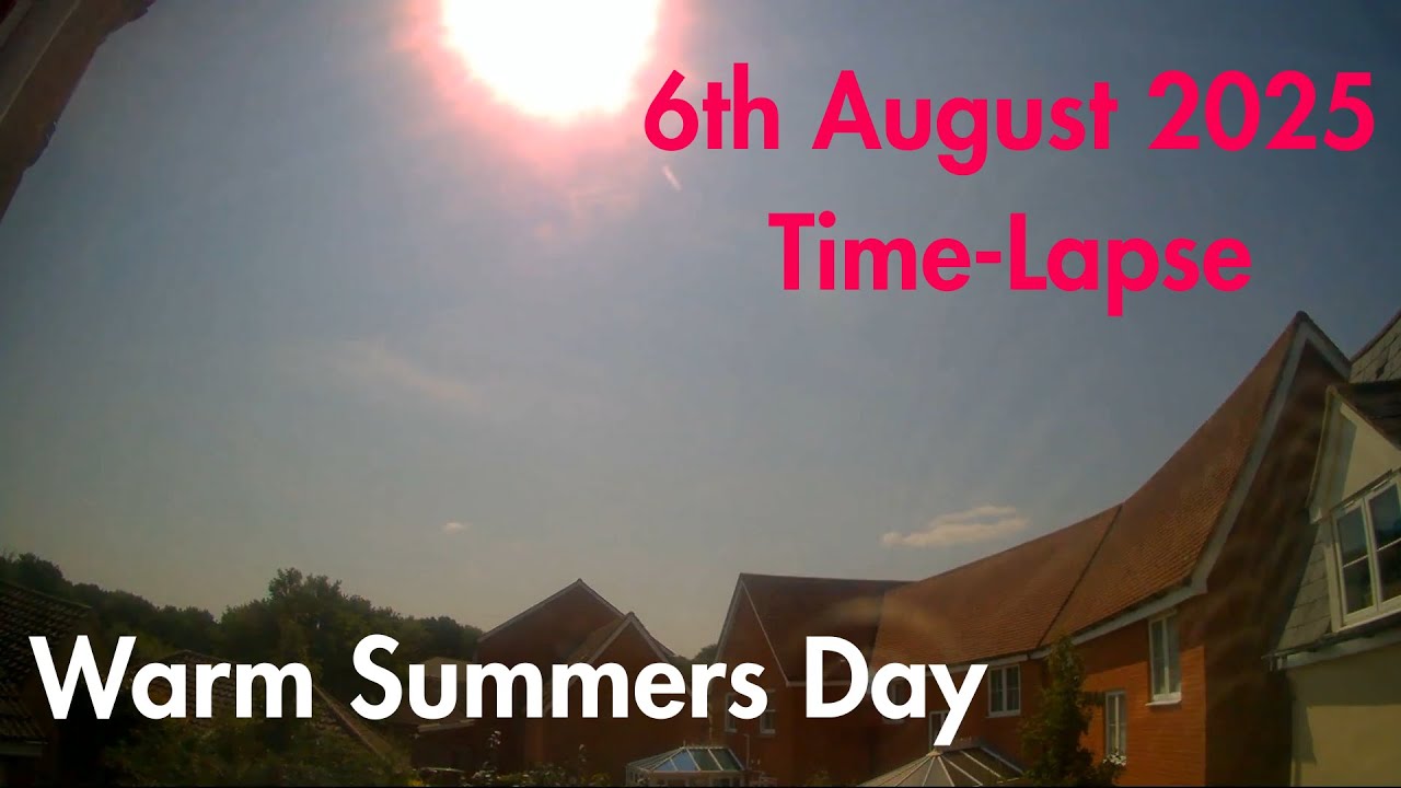 6 August 2025 Time-Lapse