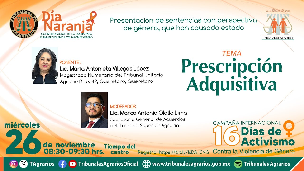 26/11/25 | Transmisión Especial | Prescripción Adquisitiva