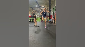 Banded drop step to hop to lateral jump with forward land (keep tension on band high at beginning)