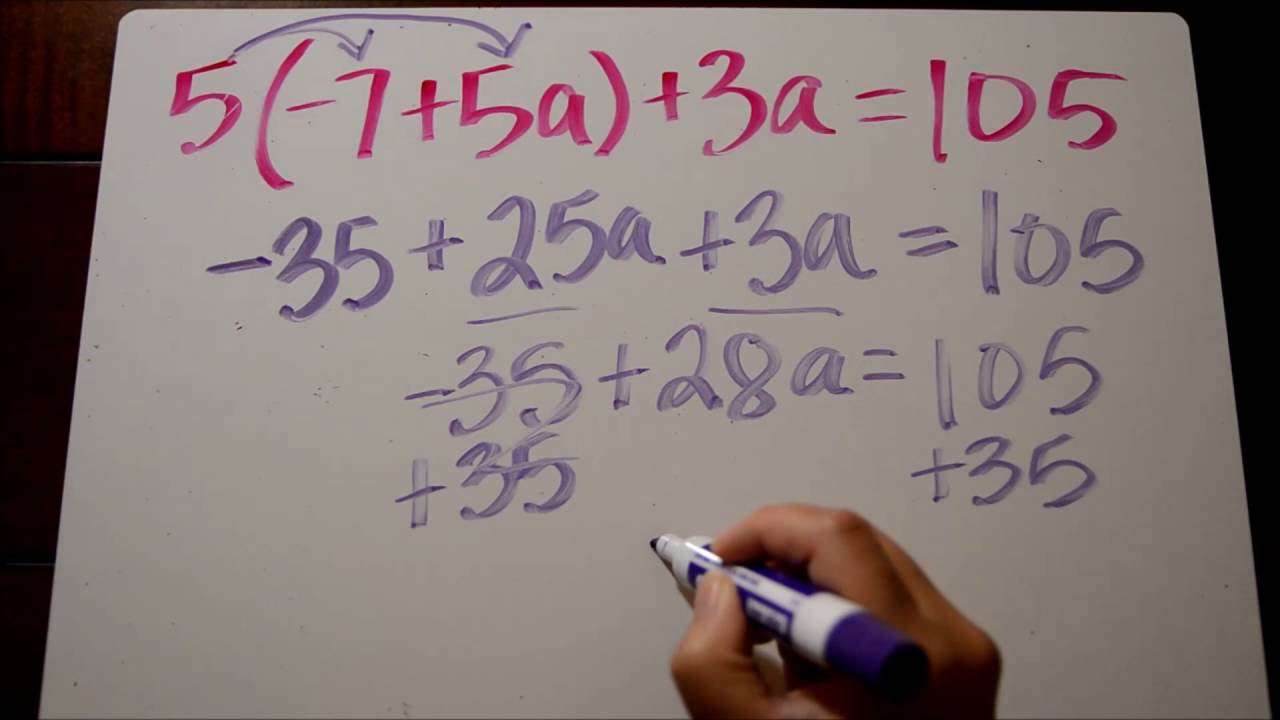 Solving Multi-Step Equations Tutorial