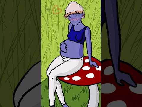 pregnancy smurf cat