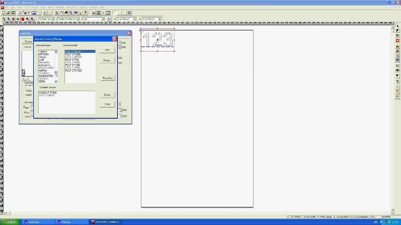 artcut6 Plotter Software