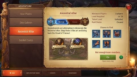 Crusaders of Light: Ancestral Altar Normal