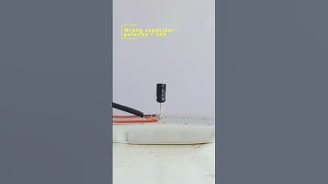 Popped 💥 capacitor: what happens when you use capacitor in wrong polarity