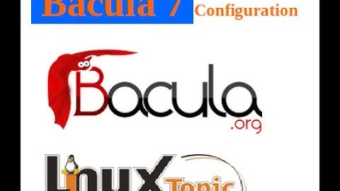 Bacula Configuration on CentOS7