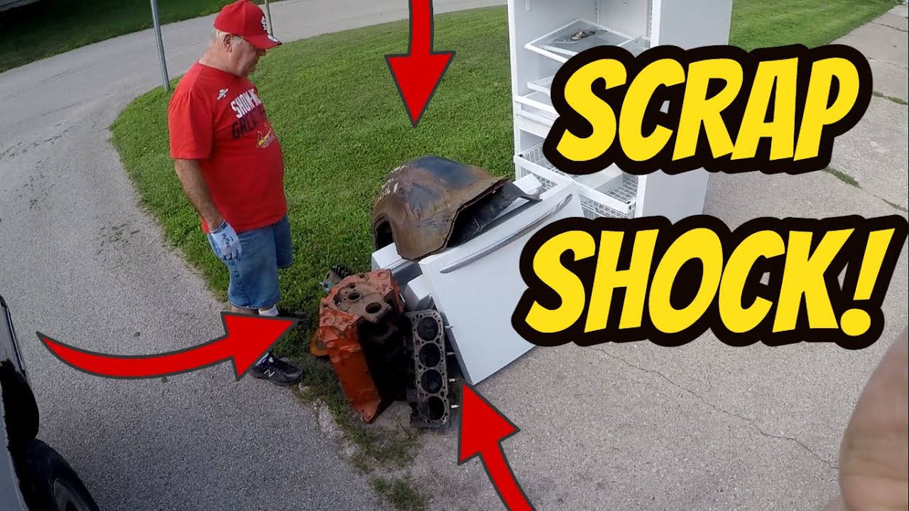 2 Days of Trash Picking Classic Car Parts Scrap Metal Score YouTube