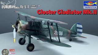 Superb!! GLOSTER GLADIATOR MK2 1/48 aircraft Trumpeter