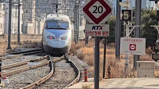 코레일 KTX 024호기 37열차 부산행 서울역 발차영상