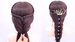 Beautiful Hairstyle For Long Hair | Advance Hairstyle For Long Hair | Stylish Ponytail Hairstyle