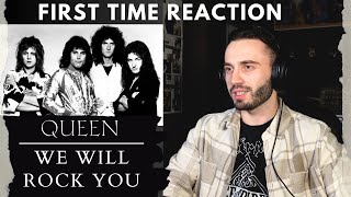 FIRST-TIME REACTION TO QUEEN - WE WILL ROCK YOU (1977)