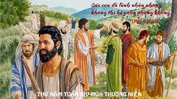 LỜI CHÚA THỨ NĂM TUẦN XIV MÙA THƯỜNG NIÊN (Mt 10, 1-7).