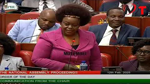 MILLIE ODHIAMBO CAUSES DRAMA IN PALIARMENT AFTER WETANGULA DECLINED TO ANNOUNCE AZIMIO AS MAJORITY!!